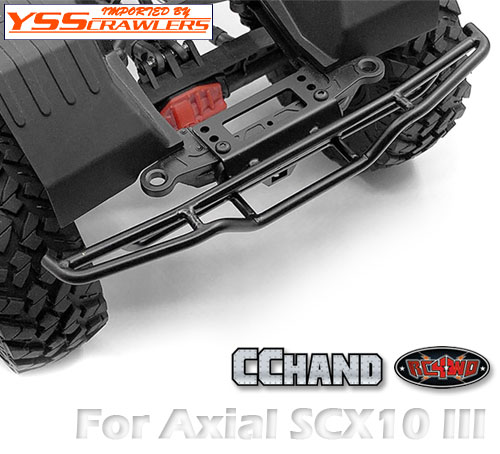RC4WD Rough Stuff Metal Rear Bumper for Axial 1/10 SCX10 III Jeep JLU Wrangler