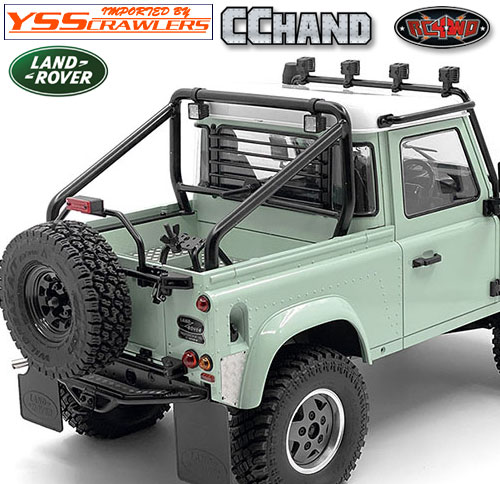 RC4WD Steel Rear Window Guard for RC4WD Gelande II 2015 Land Rover Defender D90 (Pick-Up)