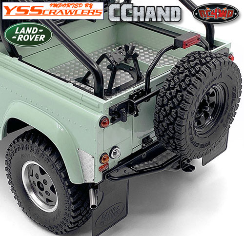 RC4WD Spare Wheel and Tire Holder for RC4WD Gelande II 2015 Land Rover Defender D90 (Pick-up/SUV)