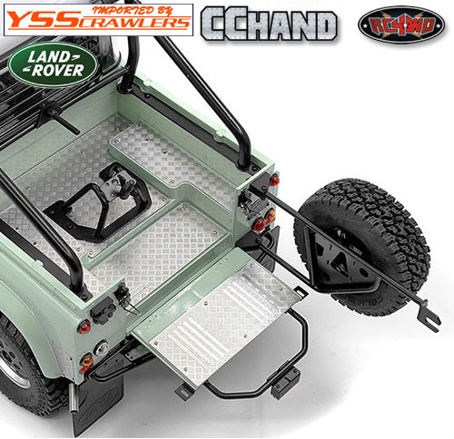 RC4WD Spare Wheel and Tire Holder for RC4WD Gelande II 2015 Land Rover Defender D90 (Pick-up/SUV)