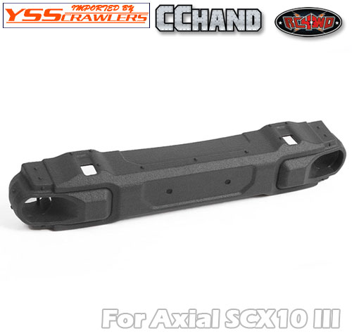 RC4WD OEM Front Bumper w/ License Plate Holder + Steering Guard for Axial 1/10 SCX10 III Jeep JLU Wrangler