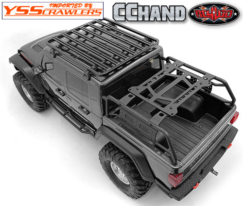 RC4WD Adventure Rooftop Tent Steel Rack for Axial 1/10 SCX10 III Jeep JT Gladiator