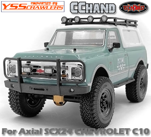 RC4WD Tube Roof Rack w/ Flood Lights for Axial SCX24