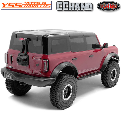 RC4WD Spare Wheel and Tire Holder W/ High Brake Light for Traxxas TRX-4 2021 Ford Bronco
