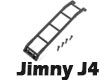 Rear Ladder for MST 4WD Off-Road Car Kit W/ J4 Jimny Body