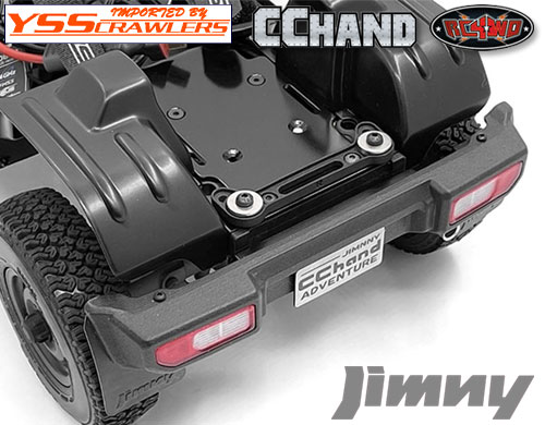 RC4WD Guardian Steel Rear Bumper for MST 4WD Off-Road Car Kit W/ J4 Jimny Body (Style B)