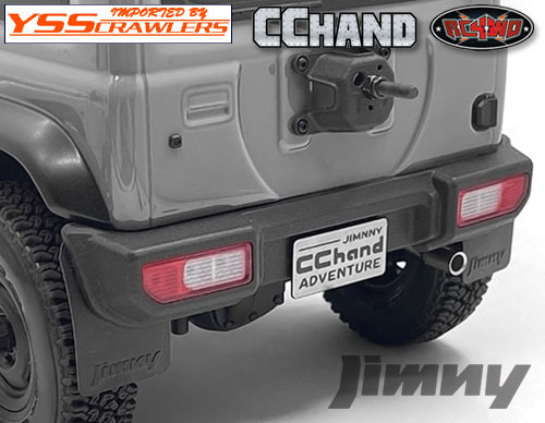 RC4WD Guardian Steel Rear Bumper W/ Exhaust for MST 4WD Off-Road Car Kit W/ J4 Jimny Body (Style B)