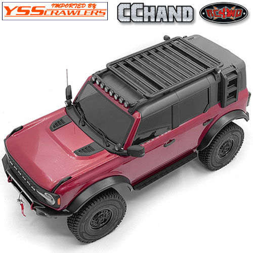 RC4WD Roof Rails and Metal Roof Rack for Traxxas TRX-4 2021 Bronco (Style A)