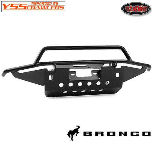 RC4WD Metal Tube Front Bumper with LED for Traxxas TRX-4 2021 Bronco