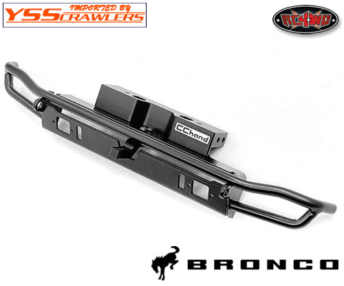 RC4WD Metal Tube Rear Bumper w/ Hitch Bar for Traxxas TRX-4 2021 Bronco