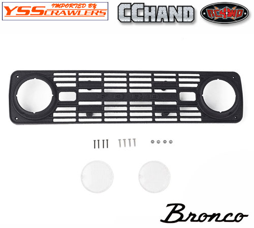 RC4WD Front Grille and Lenses for Axial SCX10 III Early Ford Bronco