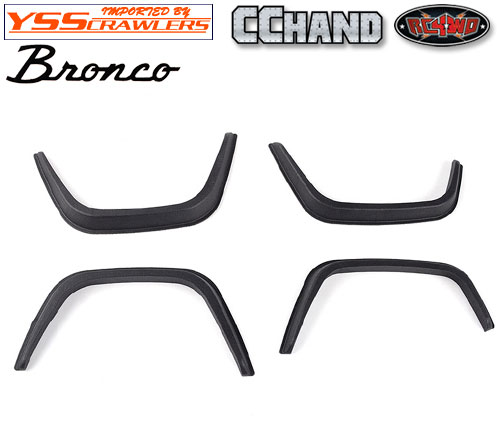 RC4WD Fender Flares for Axial SCX10 III Early Ford Bronco