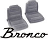 RC4WD Bucket Seats for Axial SCX10 III Early Ford Bronco (Gray)