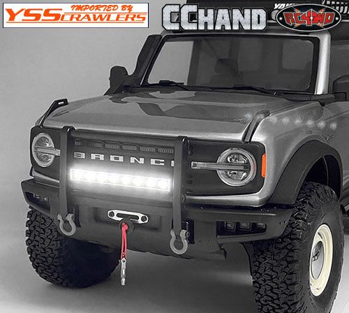 RC4WD Ranch Grille Guard w/Lights for Traxxas TRX-4 2021 Ford Bronco