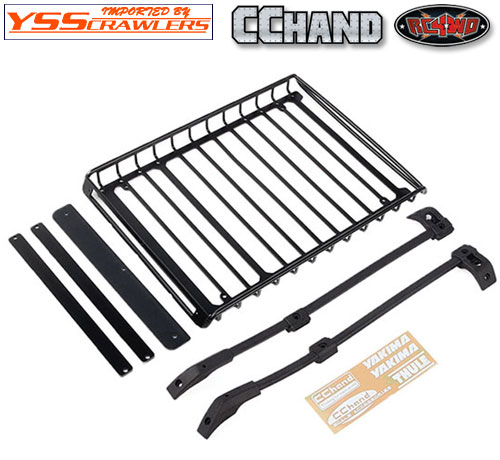 RC4WD Steel Tube Roof Rack w/Roof Rails for Traxxas TRX-4 2021 Ford Bronco