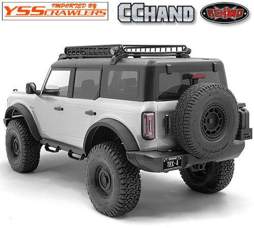 RC4WD Spare Tire Holder w/ Brake Light and Fuel Tank for Traxxas TRX-4 2021 Ford Bronco