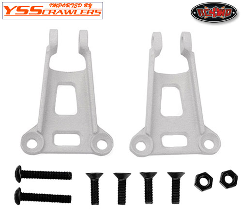 RC4WD Front Shock Mounts for Trail Finder 2 Chassis (Silver)