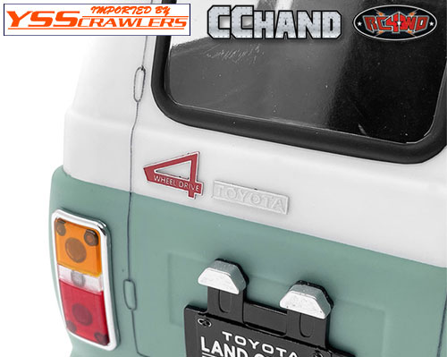 RC4WD Metal Emblem Set for RC4WD Trail Finder 2 Truck Kit 