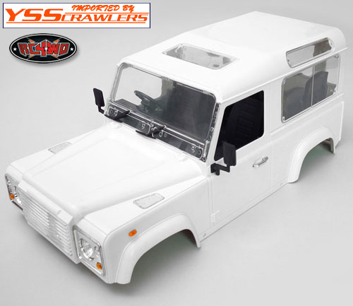 RC4WD ディフェンダー D90 プラスチック ボディー [ホワイト][未塗装＆未組立]