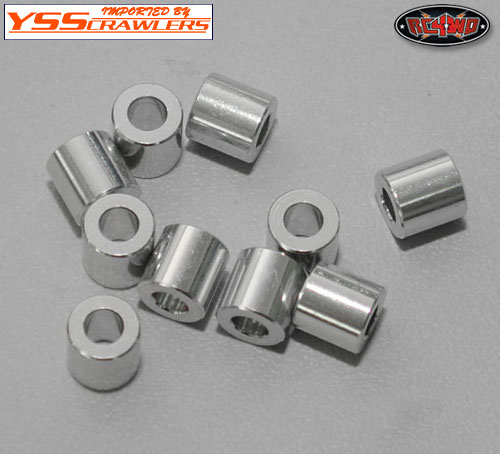 RC4WD 6mm Silver Spacer with M3 Hole (10)