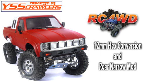 RC4WD 12mm Hex conversion kit for Tamiya Bruiser 2012