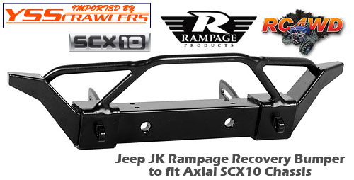 RC4WD Jeep JK Rampage Recovery Bumper to fit Axial SCX10 Chassis