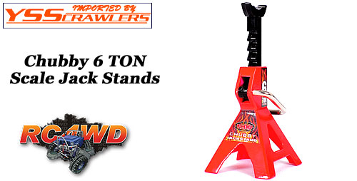 RC4WD Chubby 6 TON Scale Jack Stands