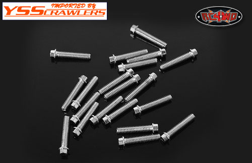 RC4WD Miniature Scale Hex Bolts [M2 x 10mm][Silver]