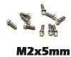 RC4WD Miniature Scale Hex Bolts [M2x5mm][Silver]
