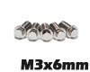 RC4WD Miniature Scale Hex Bolts [M3x6mm][Silver][20]