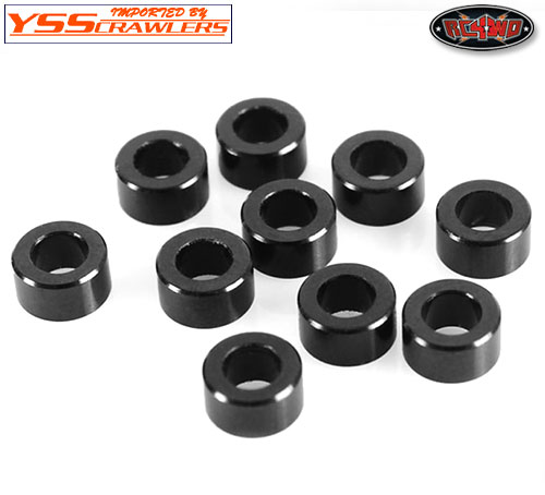 RC4WD 3mm Black Spacer with M3 Hole (10)