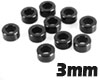 RC4WD 3mm Black Spacer with M3 Hole (10)