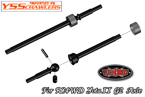 RC4WD XVD Axle for Ultimate Scale Yota II G2 Axle!