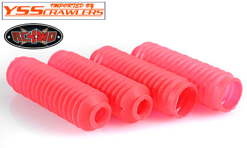 RC4WD Super Scale Shock Boot [Red][4pcs]