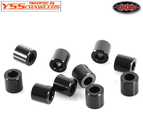 RC4WD 6mm Black Spacer with M3 Hole (10)