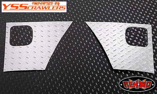 RC4WD Diamond Plate Rear Fender Quarters for Axial Jeep Rubicon