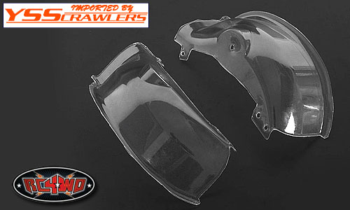 RC4WD TF2 Front Inner Fender Set for Mojave / Hilux Body! [Clear]
