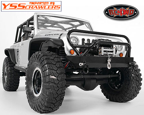 RC4WD Tough Armor Winch Bumper with Grill Guard for Axial Jeep Rubicon