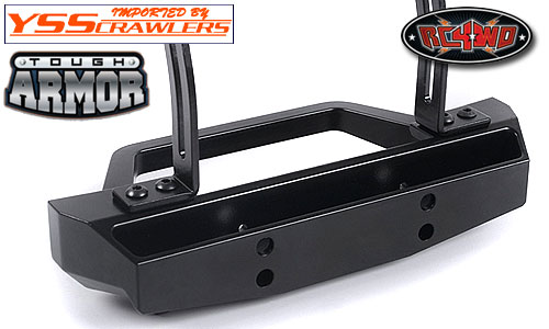 RC4WD Tough Armor Stubby Front Winch Bumper for Axial SCX10![Black]