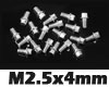 RC4WD Miniature Scale Hex Bolts [M2.5x4mm][Silver][20]