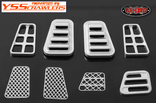 RC4WD Aluminum Hood and Side Vents for Defender D90 D110!