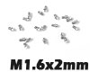 RC4WD Miniature Scale Hex Bolts (M1.6x2mm) (Silver)