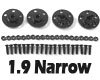 RC4WD ナロー 5 Lugs 1.9 スタンプドホイール用[4個入][ピンマウント]