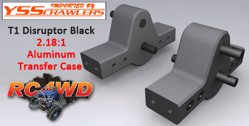 RC4WD T1 Disruptor Black 2.18:1 Aluminum Transfer Case