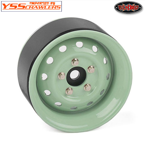 RC4WD Heritage Edition Stamped Steel 1.9 Wheels (Grasmere Green)