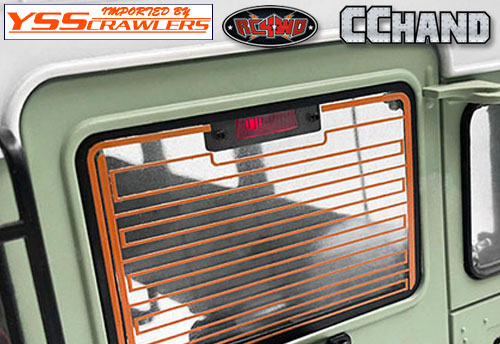 RC4WD Rear Window Brake Light for for Gelande II (D90/D110)