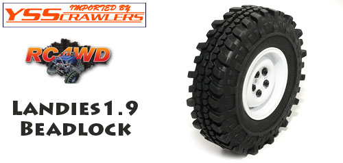 RC4WD 1.9 Landies Internal Beadlock Wheels [White]