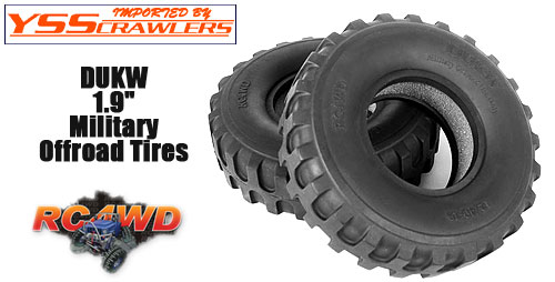 RC4WD DUKW 1.9 Military Offroad Tires