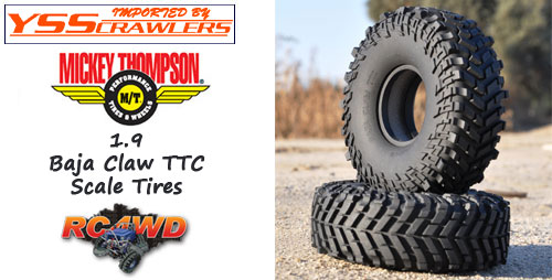 RC4WD Mickey Thompson 1.9 Baja Claw TTC Scale Tires