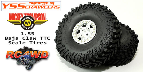 RC4WD Mickey Thompson 1.55 Baja Claw TTC Scale Tires